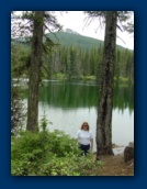 Donna at Russ Lake