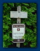 Trailhead sign