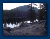 Raft Lake at sunrise