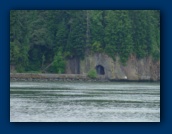 South end of railroad tunnel