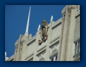 Closeup of some Astoria architecture